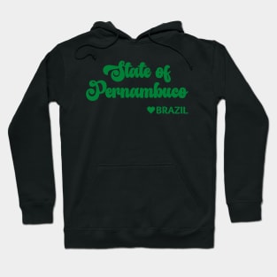 State of Pernambuco: Eu amo o Brasil - I love Brazil Hoodie